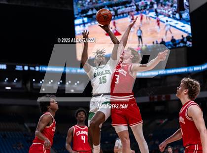 Thumbnail 3 in Columbus vs. Tatum (UIL 3A Basketball Division I Final) photogallery.