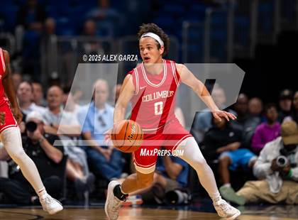Thumbnail 3 in Columbus vs. Tatum (UIL 3A Basketball Division I Final) photogallery.