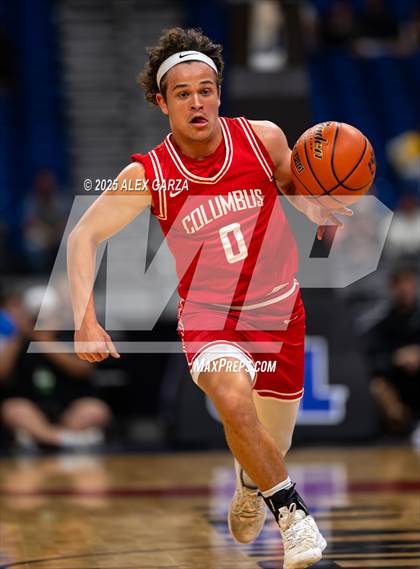 Thumbnail 1 in Columbus vs. Tatum (UIL 3A Basketball Division I Final) photogallery.