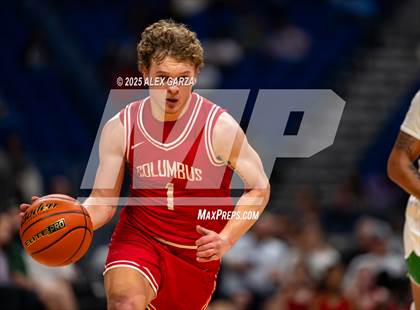 Thumbnail 2 in Columbus vs. Tatum (UIL 3A Basketball Division I Final) photogallery.