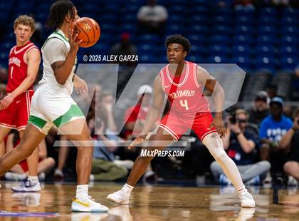 Thumbnail 3 in Columbus vs. Tatum (UIL 3A Basketball Division I Final) photogallery.