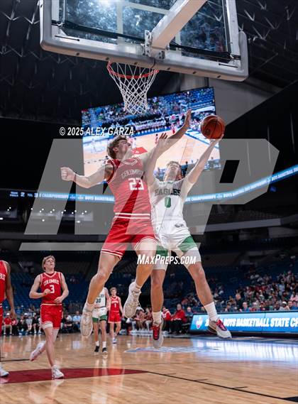 Thumbnail 3 in Columbus vs. Tatum (UIL 3A Basketball Division I Final) photogallery.
