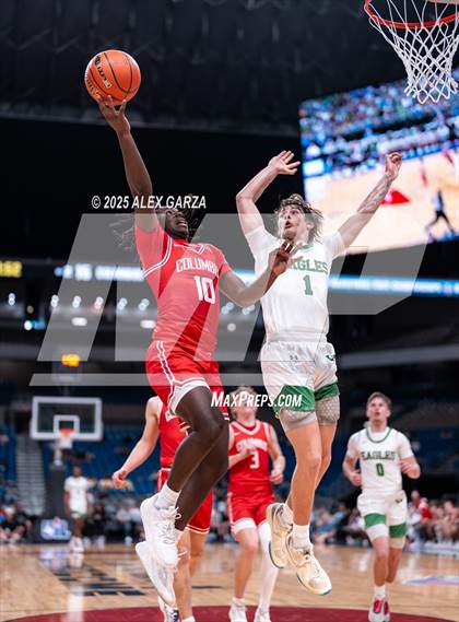 Thumbnail 3 in Columbus vs. Tatum (UIL 3A Basketball Division I Final) photogallery.