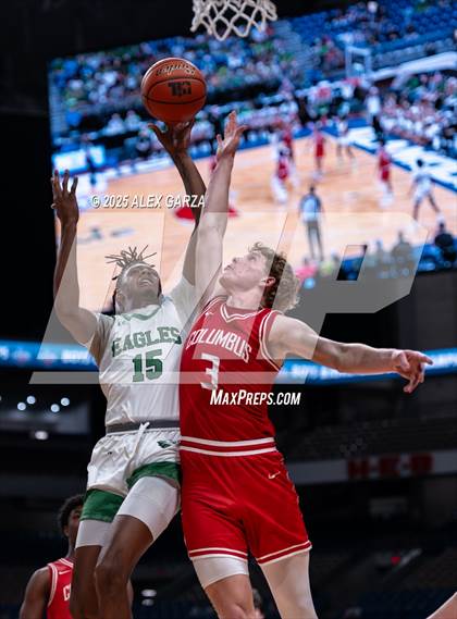 Thumbnail 1 in Columbus vs. Tatum (UIL 3A Basketball Division I Final) photogallery.