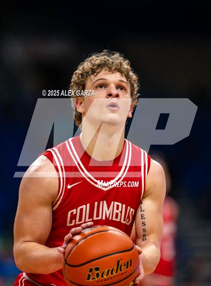 Thumbnail 1 in Columbus vs. Tatum (UIL 3A Basketball Division I Final) photogallery.