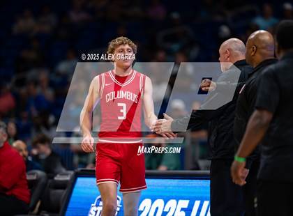 Thumbnail 3 in Columbus vs. Tatum (UIL 3A Basketball Division I Final) photogallery.