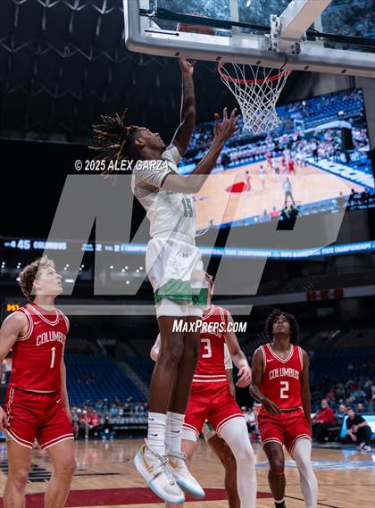 Thumbnail 2 in Columbus vs. Tatum (UIL 3A Basketball Division I Final) photogallery.