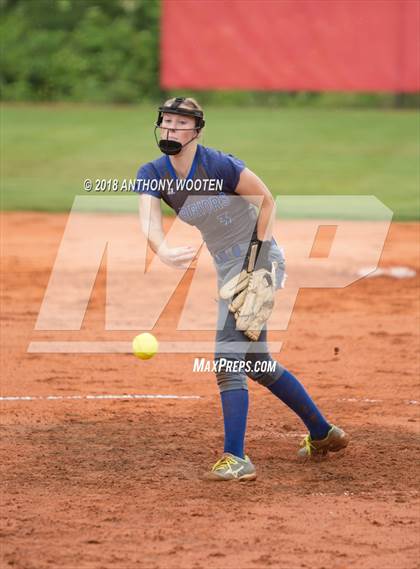 Thumbnail 3 in Arendell Parrott Academy vs Fayetteville Christian (NCISAA 2A State Tournament) photogallery.