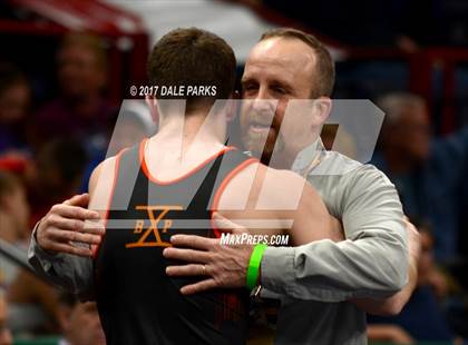 Thumbnail 3 in NYSPHSAA Wrestling Championships (Div.2 - 160 lb. Champ) photogallery.