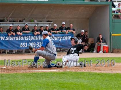 Thumbnail 3 in Roseville vs. Tartan (Section 4AAA Playoffs) photogallery.