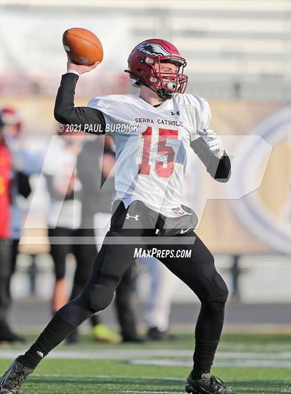 Thumbnail 1 in Southern Columbia Area vs Serra Catholic (PIAA  2A Championship) photogallery.