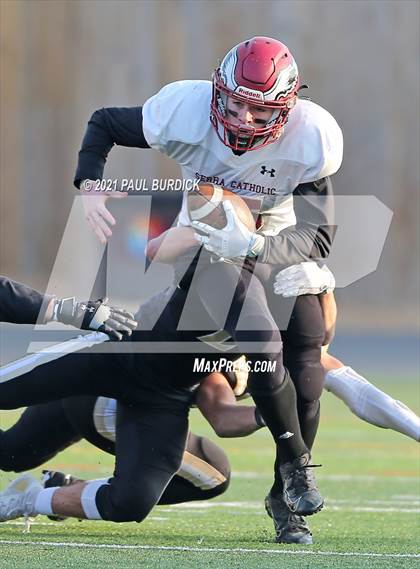 Thumbnail 2 in Southern Columbia Area vs Serra Catholic (PIAA  2A Championship) photogallery.