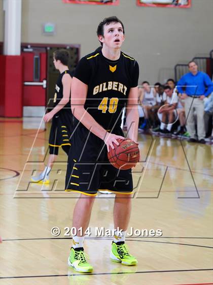 Thumbnail 2 in Pinnacle vs. Gilbert (Hoophall West Tournament) photogallery.