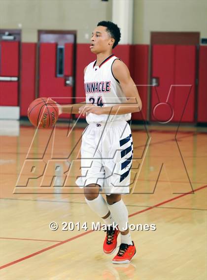 Thumbnail 3 in Pinnacle vs. Gilbert (Hoophall West Tournament) photogallery.
