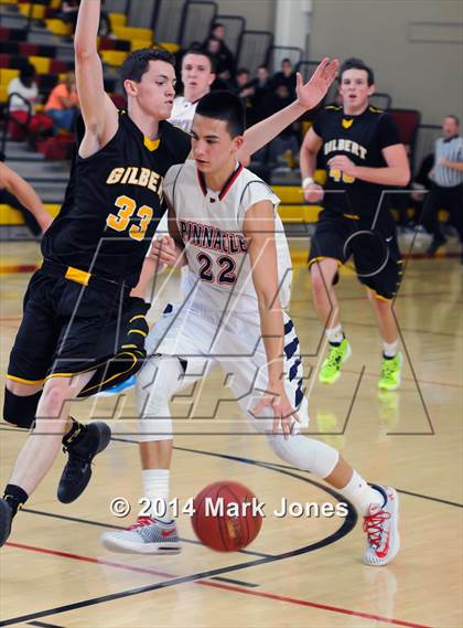 Thumbnail 3 in Pinnacle vs. Gilbert (Hoophall West Tournament) photogallery.