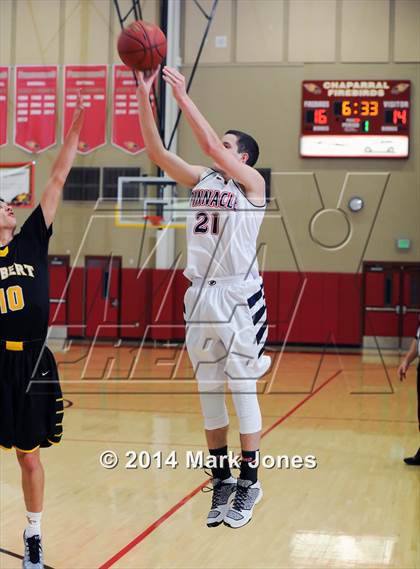 Thumbnail 1 in Pinnacle vs. Gilbert (Hoophall West Tournament) photogallery.