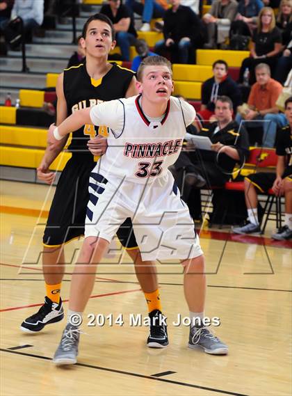 Thumbnail 2 in Pinnacle vs. Gilbert (Hoophall West Tournament) photogallery.