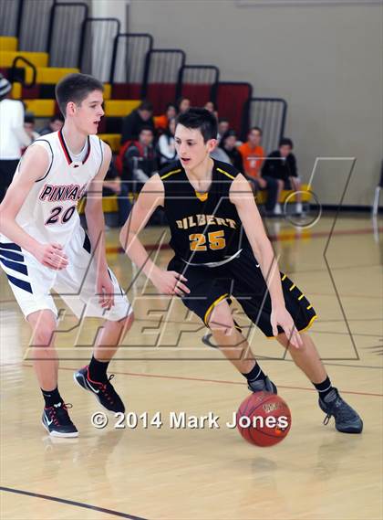 Thumbnail 2 in Pinnacle vs. Gilbert (Hoophall West Tournament) photogallery.
