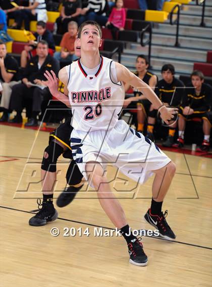 Thumbnail 1 in Pinnacle vs. Gilbert (Hoophall West Tournament) photogallery.