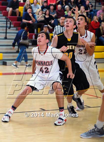 Thumbnail 3 in Pinnacle vs. Gilbert (Hoophall West Tournament) photogallery.