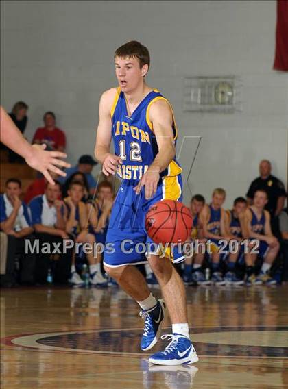 Thumbnail 2 in Ripon Christian vs. Central Catholic (CIF SJS D5 Playoffs) photogallery.