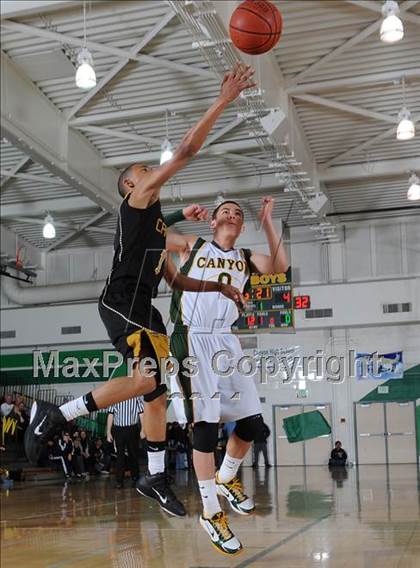 Thumbnail 1 in Canyon @ Canyon (CIF SS Playoffs) photogallery.