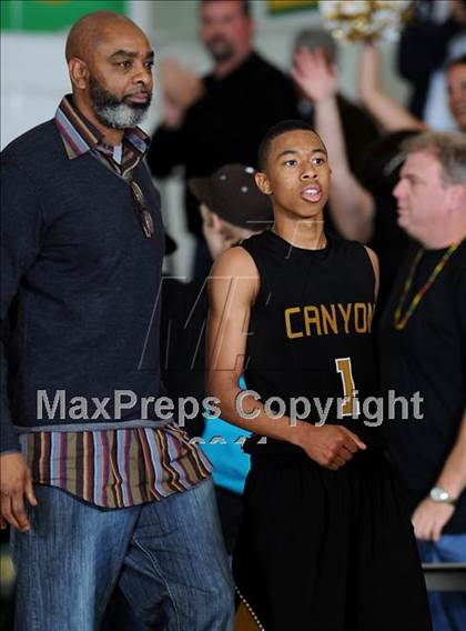 Thumbnail 1 in Canyon @ Canyon (CIF SS Playoffs) photogallery.