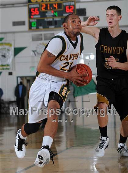 Thumbnail 2 in Canyon @ Canyon (CIF SS Playoffs) photogallery.