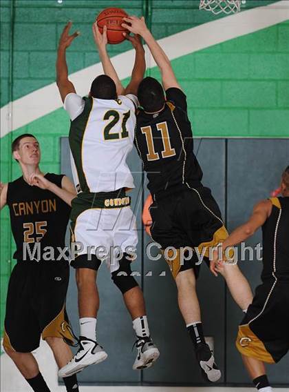 Thumbnail 3 in Canyon @ Canyon (CIF SS Playoffs) photogallery.