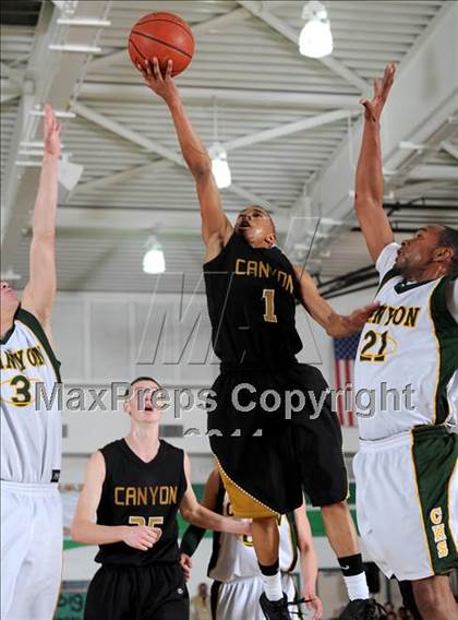 Thumbnail 1 in Canyon @ Canyon (CIF SS Playoffs) photogallery.