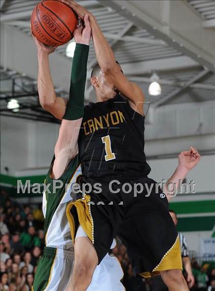 Thumbnail 1 in Canyon @ Canyon (CIF SS Playoffs) photogallery.