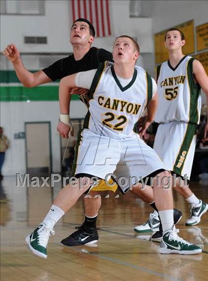 Thumbnail 3 in Canyon @ Canyon (CIF SS Playoffs) photogallery.