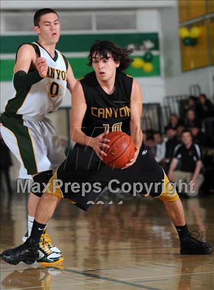 Thumbnail 3 in Canyon @ Canyon (CIF SS Playoffs) photogallery.
