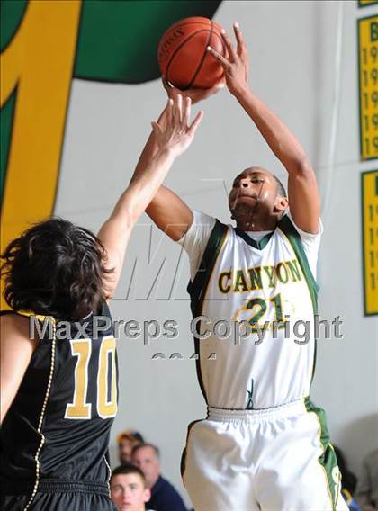 Thumbnail 3 in Canyon @ Canyon (CIF SS Playoffs) photogallery.