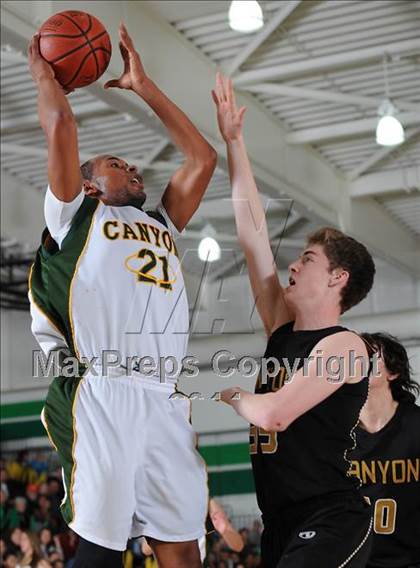 Thumbnail 1 in Canyon @ Canyon (CIF SS Playoffs) photogallery.