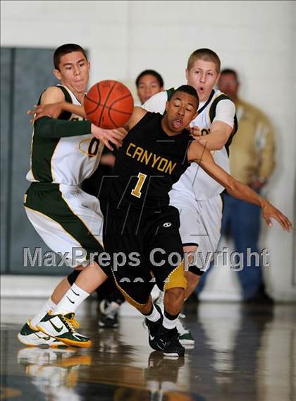 Thumbnail 1 in Canyon @ Canyon (CIF SS Playoffs) photogallery.