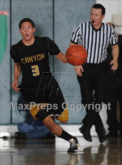 Thumbnail 1 in Canyon @ Canyon (CIF SS Playoffs) photogallery.