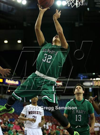 Thumbnail 1 in Modesto Christian vs St. Mary's (CIF SJS D2 Semifinal) photogallery.
