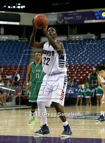 Thumbnail 1 in Modesto Christian vs St. Mary's (CIF SJS D2 Semifinal) photogallery.