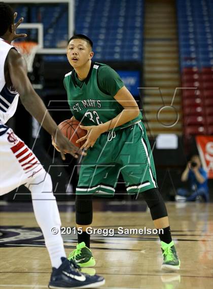 Thumbnail 2 in Modesto Christian vs St. Mary's (CIF SJS D2 Semifinal) photogallery.