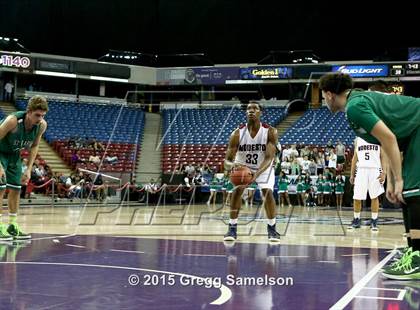 Thumbnail 1 in Modesto Christian vs St. Mary's (CIF SJS D2 Semifinal) photogallery.