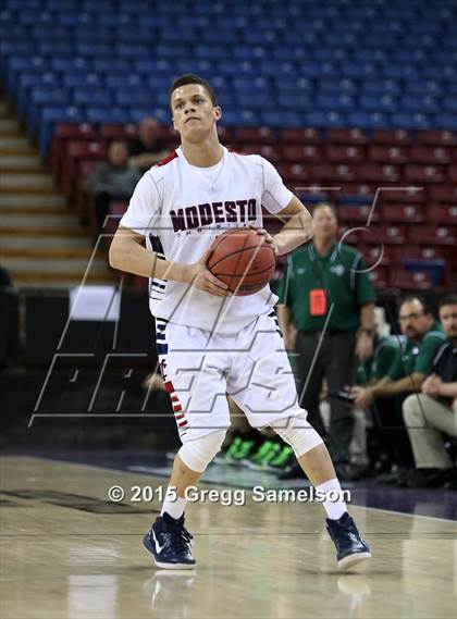 Thumbnail 3 in Modesto Christian vs St. Mary's (CIF SJS D2 Semifinal) photogallery.