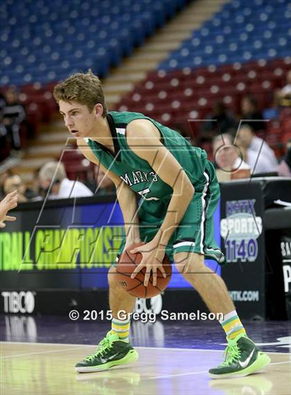 Thumbnail 3 in Modesto Christian vs St. Mary's (CIF SJS D2 Semifinal) photogallery.
