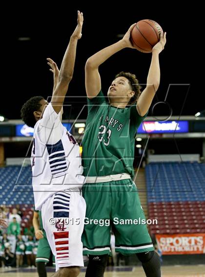 Thumbnail 2 in Modesto Christian vs St. Mary's (CIF SJS D2 Semifinal) photogallery.