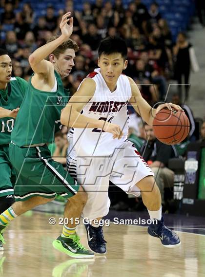 Thumbnail 1 in Modesto Christian vs St. Mary's (CIF SJS D2 Semifinal) photogallery.