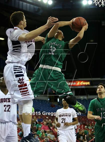Thumbnail 3 in Modesto Christian vs St. Mary's (CIF SJS D2 Semifinal) photogallery.