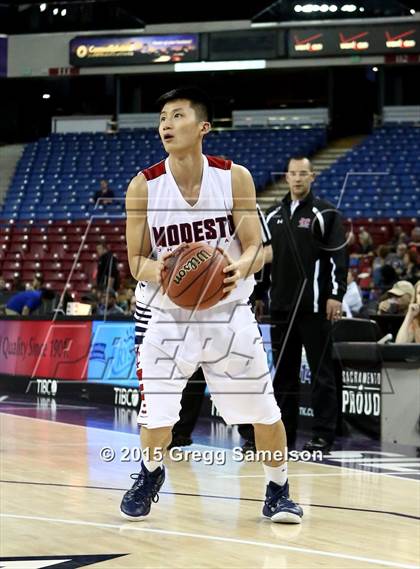 Thumbnail 3 in Modesto Christian vs St. Mary's (CIF SJS D2 Semifinal) photogallery.