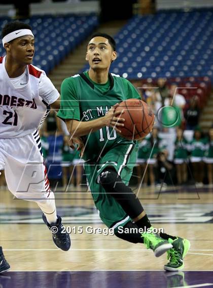 Thumbnail 1 in Modesto Christian vs St. Mary's (CIF SJS D2 Semifinal) photogallery.