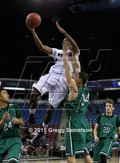 Thumbnail 2 in Modesto Christian vs St. Mary's (CIF SJS D2 Semifinal) photogallery.