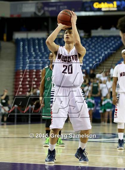 Thumbnail 1 in Modesto Christian vs St. Mary's (CIF SJS D2 Semifinal) photogallery.